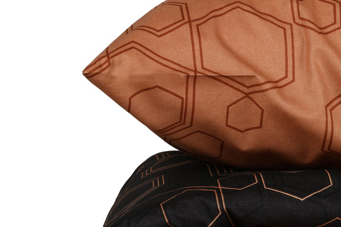 L'essentiel linge de maison Juego de funda de edredón individual Dawn - Copper L'essentiel linge de maison Juego de funda de edredón individual Dawn - Copper